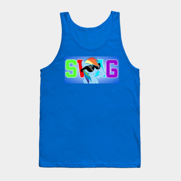 Rainbow Dash SWAG TIME! Tank Top by ShadowBright